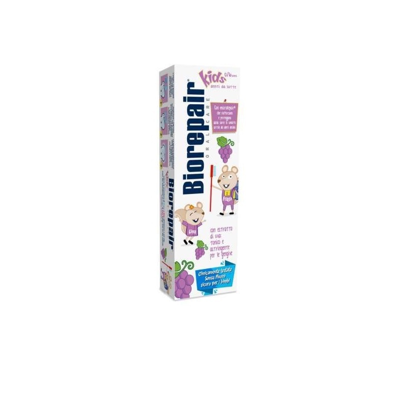 Pasta de dinti Junior cu aroma de struguri 0-6 ani, 50ml, Biorepair
