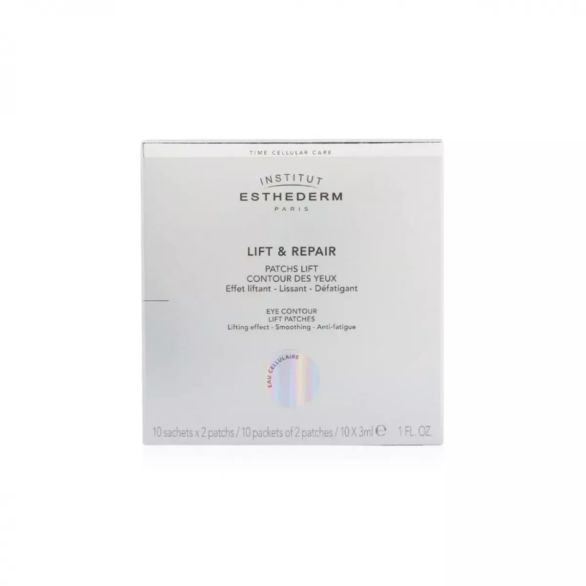 Plasturi pentru conturul ochilor Lift & Repair, 10 plicuri x 2 plasturi, Institutul Esthederm