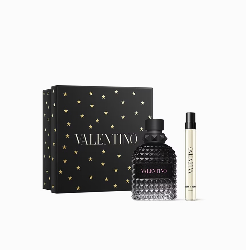 Set Born In Roma Uomo: Apa de Toaleta 50 ml + Apa de Toaleta 10 ml, Valentino