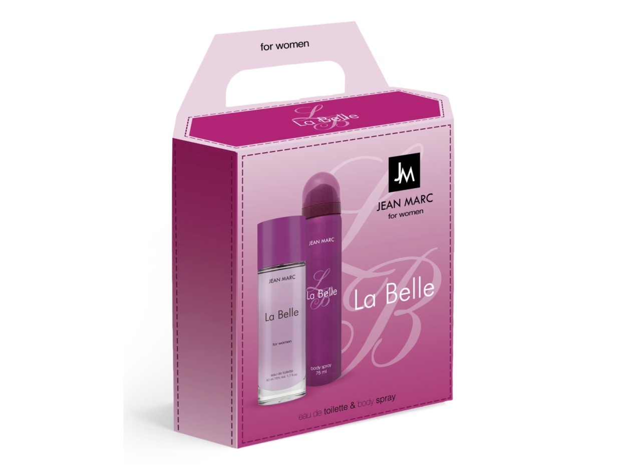 Set La Belle apa de toaleta 50 ml si deodorant 70 ml, Jean Marc