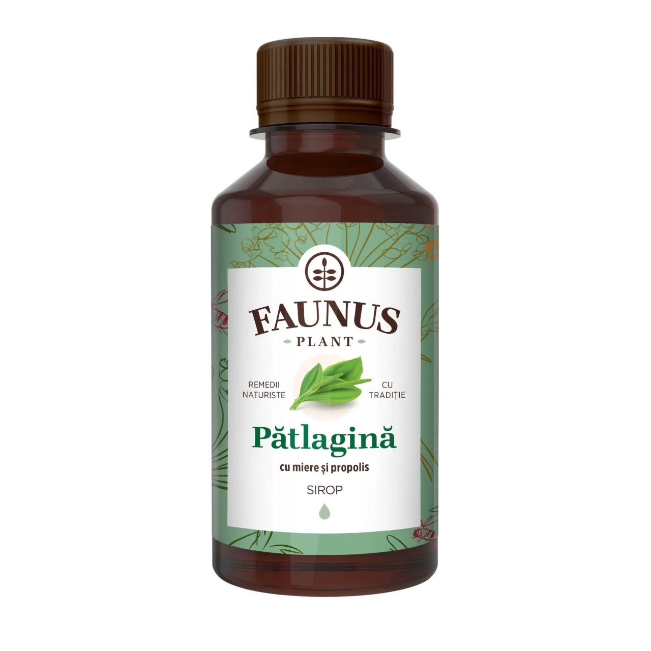 Sirop Pătlagină cu Miere și Propolis, 200 ml, Faunus Plant