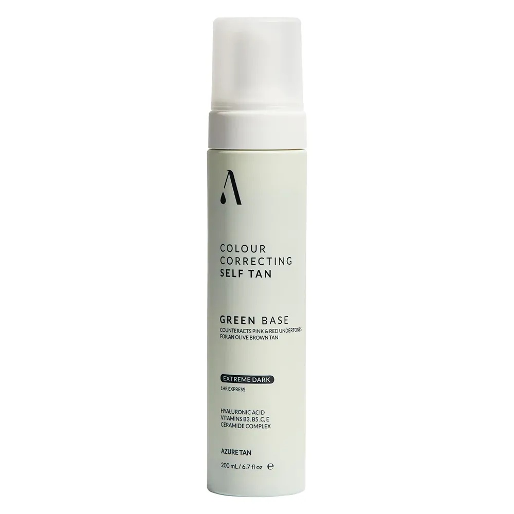 Spuma autobronzanta - Baza verde Ultra inchis, 200ml, Azure Tan