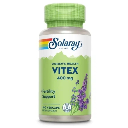 Vitex 400 mg Solaray, 100 comprimate, Secom