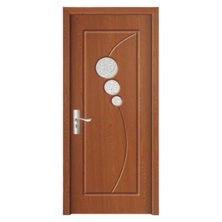 Usa Interior din MDF Novo Doors ND17, Cadru din Lemn Masiv, Geam Sablat, KIT COMPLET, Toc , Manere si balamale incluse (Culoare: Stejar Auriu, Dimensiune: 80 cm, Toc: Reglabil 10 cm, Maner: Patrat auriu inchidere magnetica)