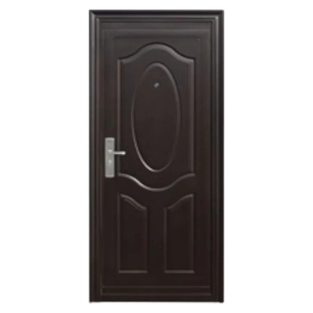 Usa metalica de exterior cu izolatie si vizor Novo Doors ND141 ,deschidere stanga dreapta, 1 yala, dimensiuni multiple,tabla 0.5 mm, balamale si clanta incluse, toc de 7 centimetri, pentru case (Sens deschidere: Dreapta, Orientare deschidere: ...