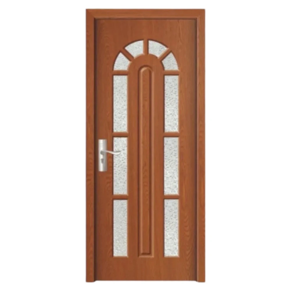 Usa Interior din MDF Novo Doors ND108, Cadru din Lemn Masiv, Geam Sablat, KIT COMPLET, Toc , Manere si balamale incluse (Culoare: Stejar Auriu, Dimensiune: 70 cm, Toc: Reglabil 30 cm, Maner: Patrat auriu inchidere magnetica)