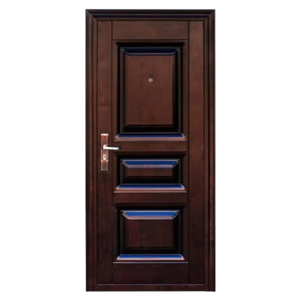 Usa metalica de exterior cu izolatie si vizor Novo Doors ND5001S ,deschidere stanga dreapta, 1 yala, dimensiuni multiple,tabla 0.5 mm, balamale si clanta incluse, toc de 7 centimetri, pentru case, (Sens deschidere: Dreapta)