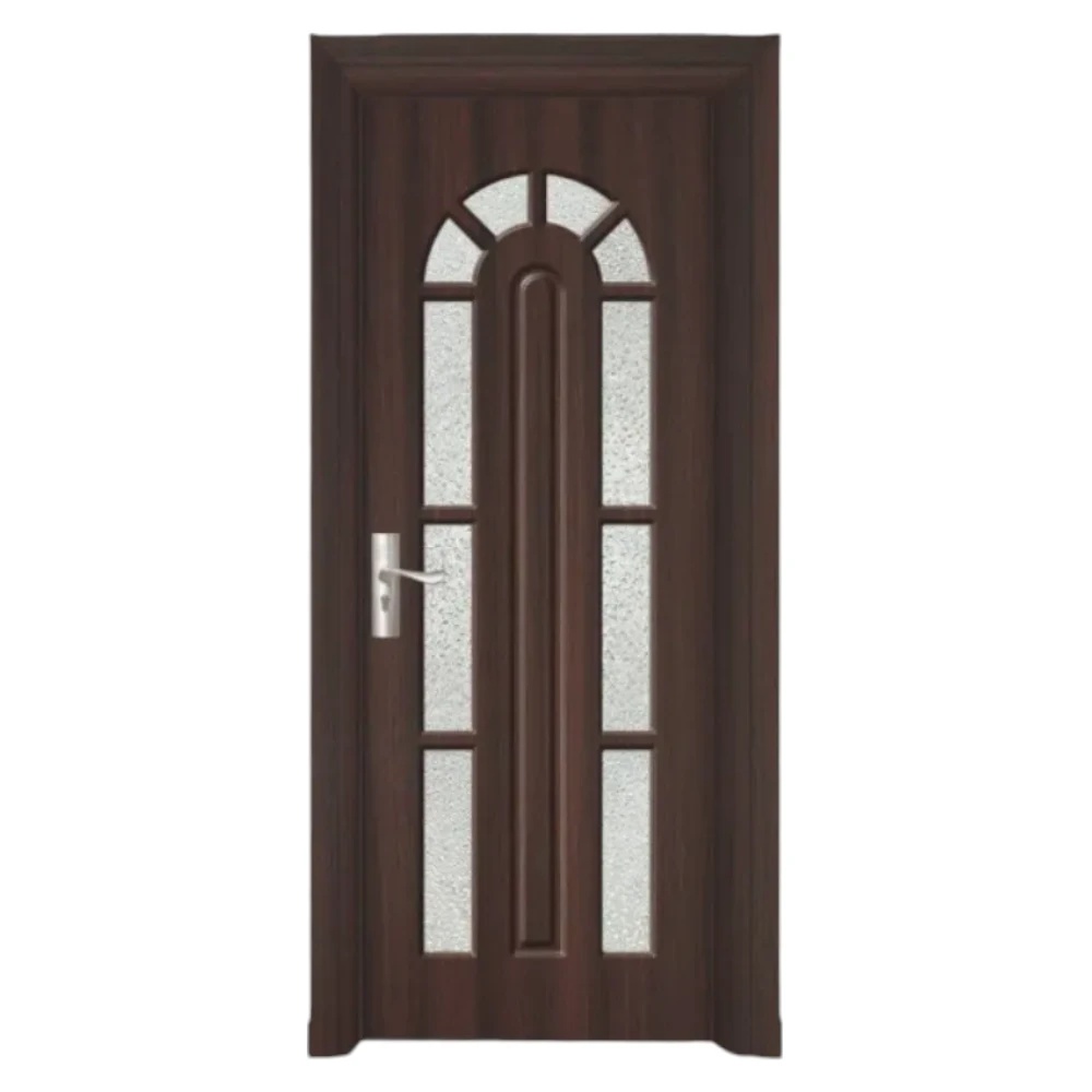 Usa Interior din MDF Novo Doors ND108, Cadru din Lemn Masiv, Geam Sablat, KIT COMPLET, Toc , Manere si balamale incluse (Culoare: Wenge, Dimensiune: 60 cm, Toc: Reglabil 30 cm, Maner: Patrat auriu inchidere magnetica)
