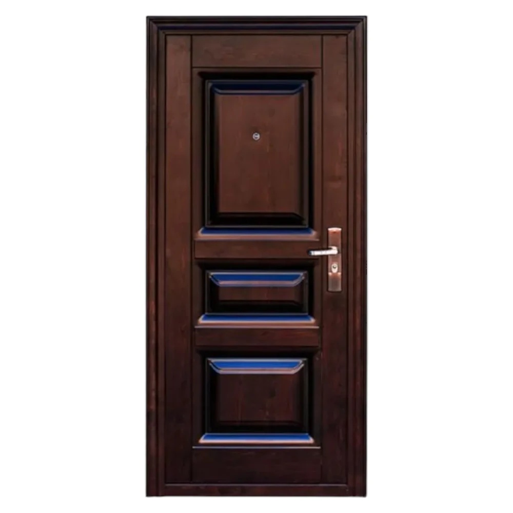 Usa metalica de exterior cu izolatie si vizor Novo Doors ND5001S ,deschidere stanga dreapta, 1 yala, dimensiuni multiple,tabla 0.5 mm, balamale si clanta incluse, toc de 7 centimetri, pentru case, (Sens deschidere: Stanga)