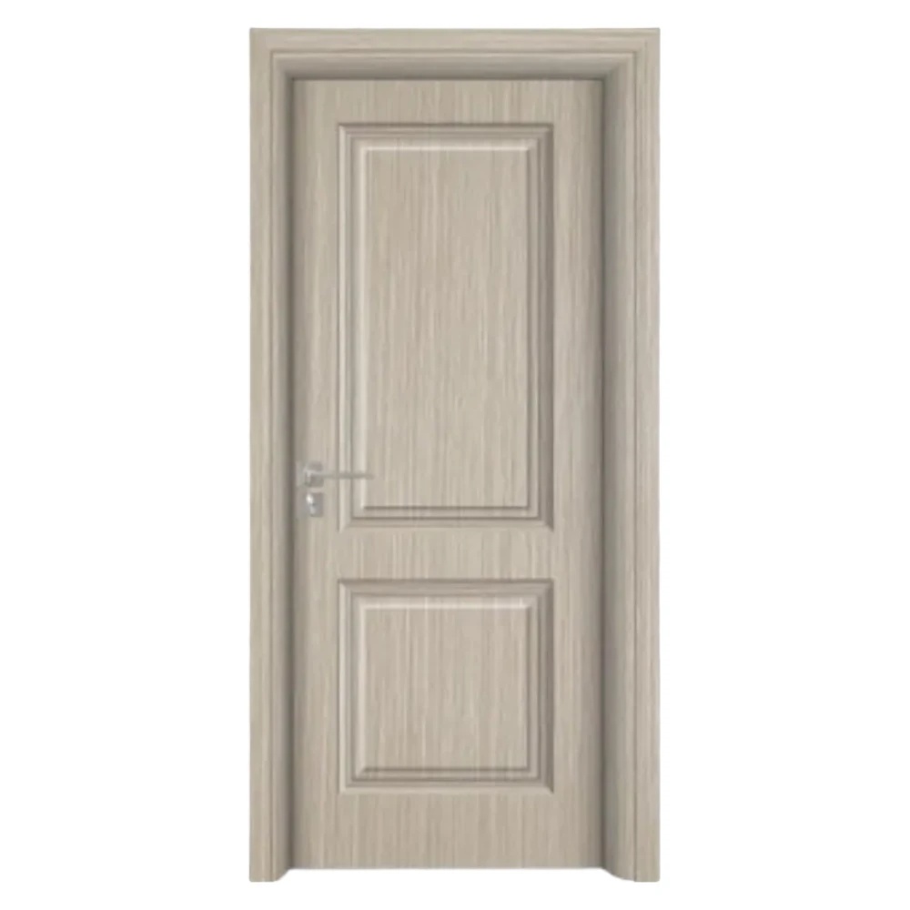 Usa Interior din MDF Novo Doors ND09 LUX PREMIUM, Cadru din Lemn Masiv, KIT COMPLET, Toc Reglabil de 10 CM INCLUS, Plinta pe Ambele Parti (Culoare: Gri, Dimensiune: 60 cm, Toc: Reglabil 30 cm, Maner: Patrat auriu inchidere magnetica)