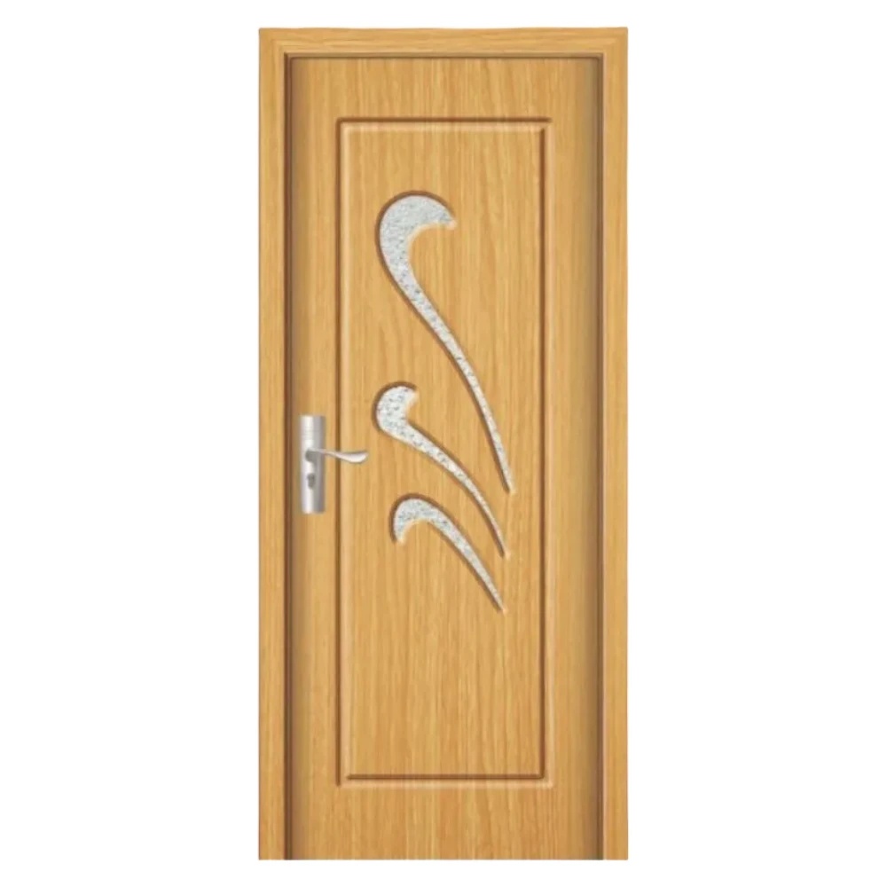 Usa Interior din MDF Novo Doors ND231, Cadru din Lemn Masiv, Geam Sablat, KIT COMPLET, Toc , Manere si balamale incluse (Culoare: Stejar Deschis, Dimensiune: 70 cm, Toc: Reglabil 30 cm, Maner: Patrat auriu inchidere magnetica)