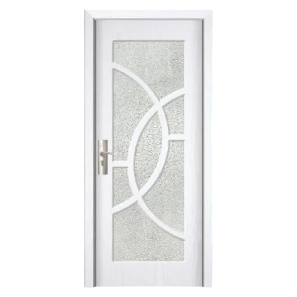 Mărește imaginea pentru Usa Interior din MDF Novo Doors ND309, Cadru din Lemn Masiv, Geam Sablat, KIT COMPLET, Toc , Manere si balamale incluse (Culoare: Alb, Dimensiune: 80 cm, Maner: Standard, Toc: Reglabil 10 cm)