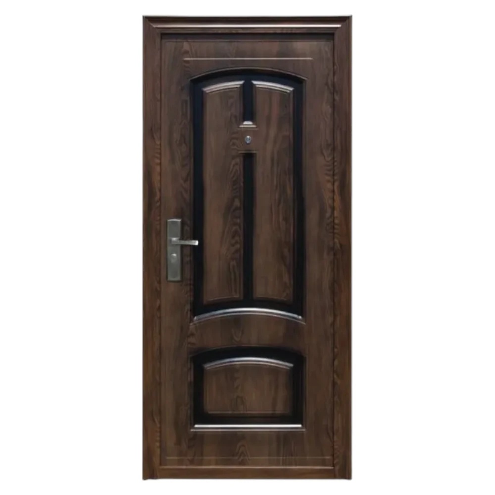 Usa metalica de exterior cu izolatie si vizor Novo Doors ND6001 ,deschidere stanga dreapta, 1 yala, dimensiuni multiple,tabla 0.5 mm, balamale si clanta incluse, toc de 7 centimetri, pentru case (Sens deschidere: Dreapta)