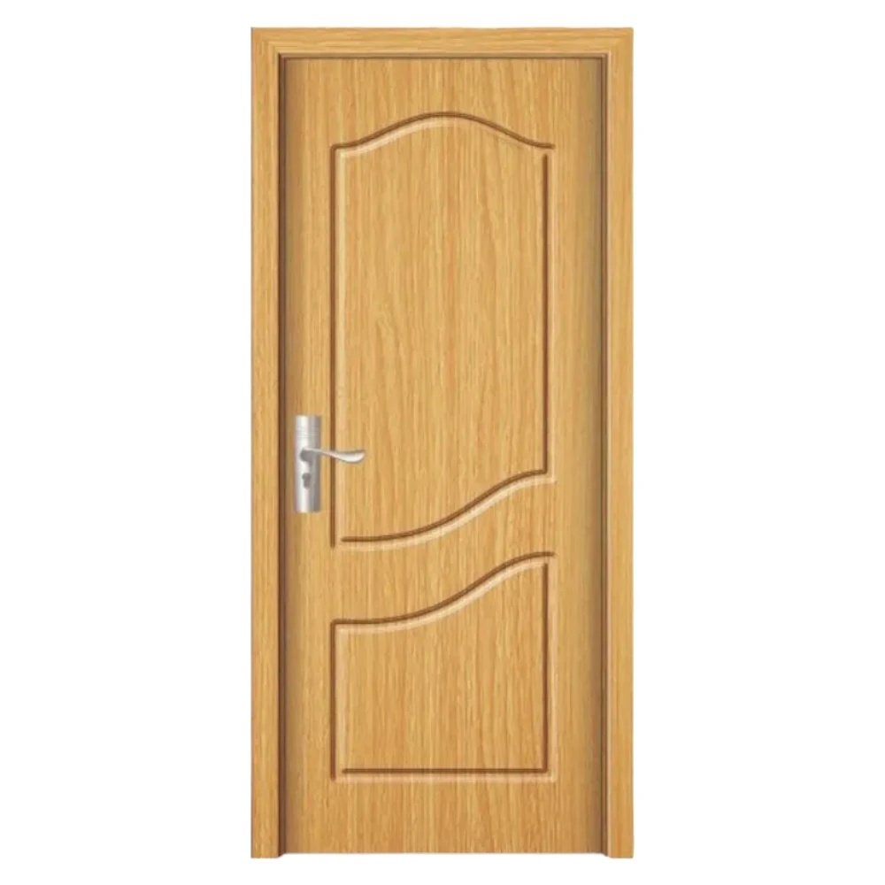 Usa Interior din MDF Novo Doors ND80, Cadru din Lemn Masiv, KIT COMPLET, Toc , Manere si balamale incluse (Culoare: Stejar Deschis, Dimensiune: 60 cm, Toc: Reglabil 10 cm, Maner: Patrat auriu inchidere magnetica)