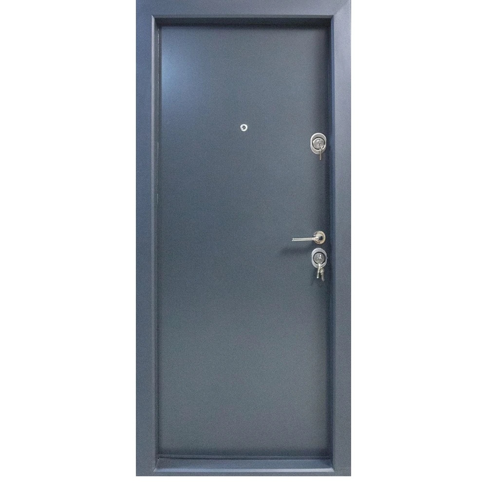 Usa metalica de exterior cu izolatie si vizor Novo Doors NDS13, Din compozit, 2 yale, Kit complet, Pentru case, Gri antracit (Dimensiune: 98 cm, Sens deschidere: Stanga)