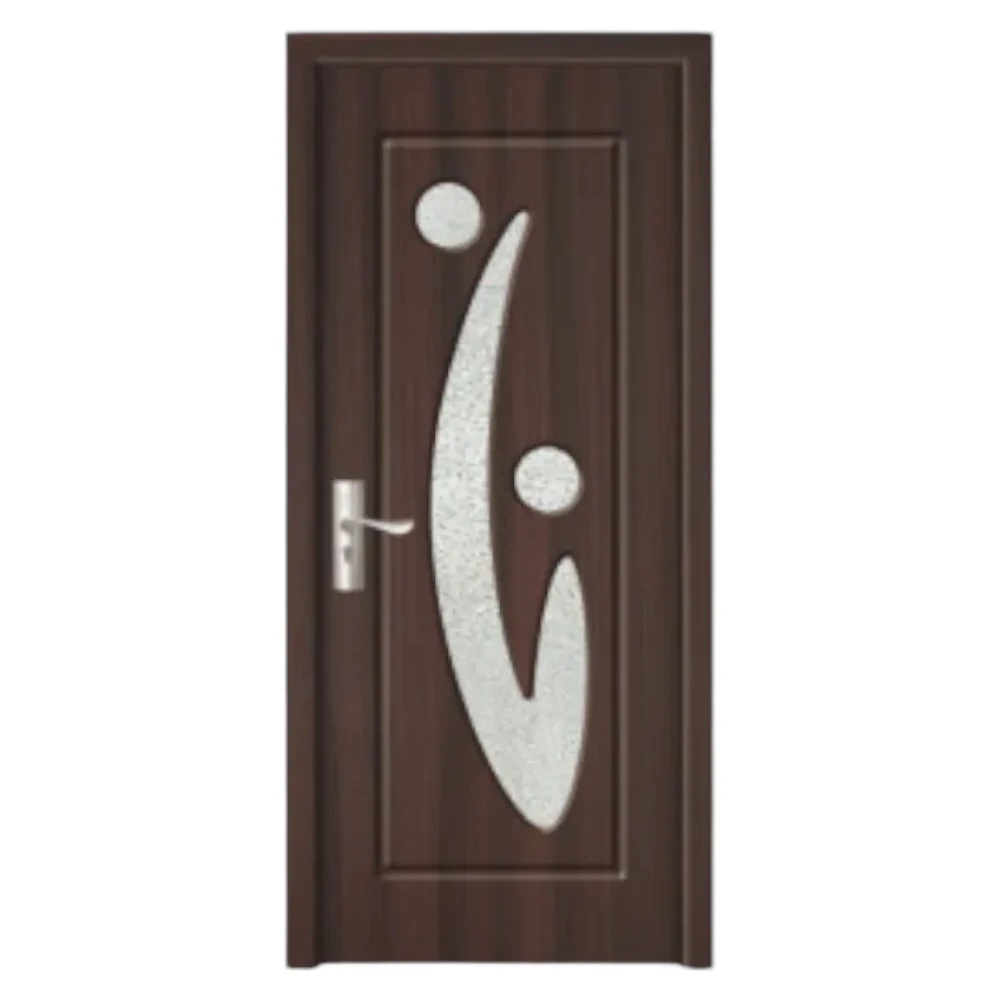 Mărește imaginea pentru Usa Interior din MDF Novo Doors ND70, Cadru din Lemn Masiv, Geam Sablat, KIT COMPLET, Toc , Manere si balamale incluse (Culoare: Wenge, Dimensiune: 80 cm, Maner: Patrat negru inchidere magnetica, Toc: Reglabil 30 cm)
