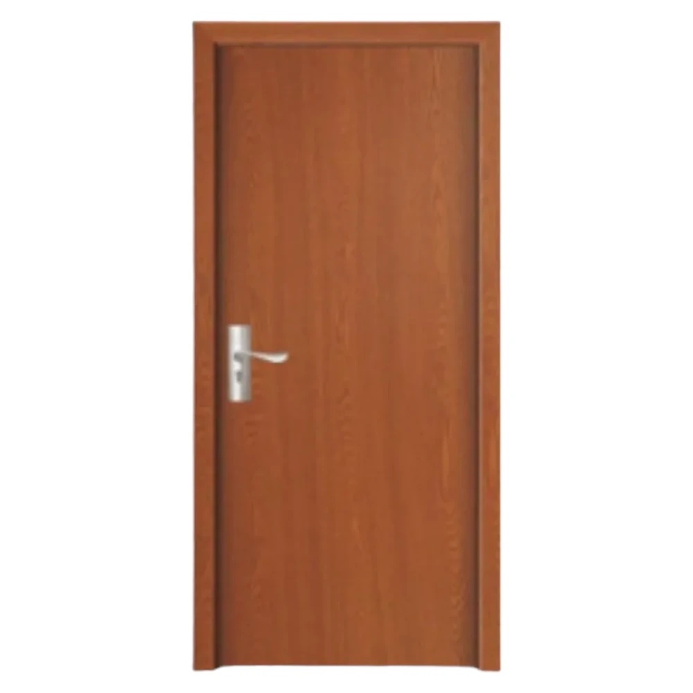 Usa Interior din MDF Novo Doors ND81, Cadru din Lemn Masiv, KIT COMPLET, Toc , Manere si balamale incluse (Culoare: Stejar Auriu, Dimensiune: 70 cm, Toc: Reglabil 10 cm, Maner: Patrat auriu inchidere magnetica)