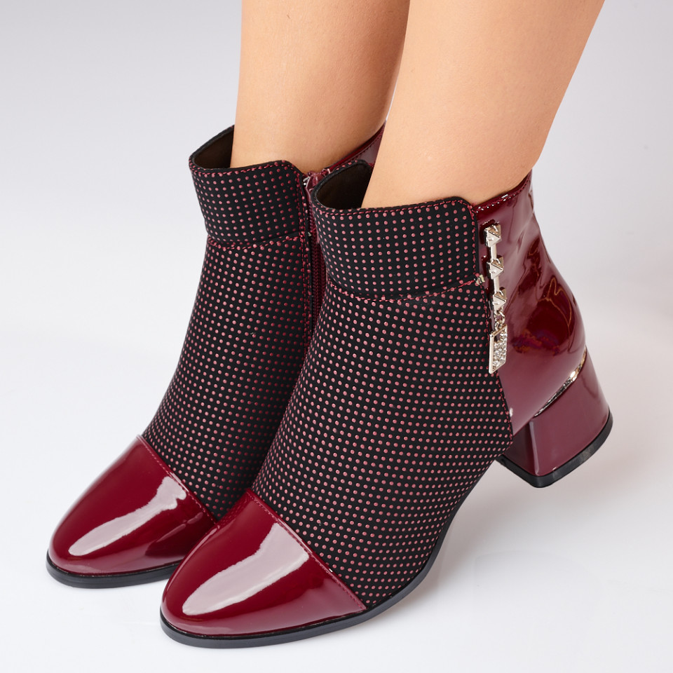 Botine Madison Bordo