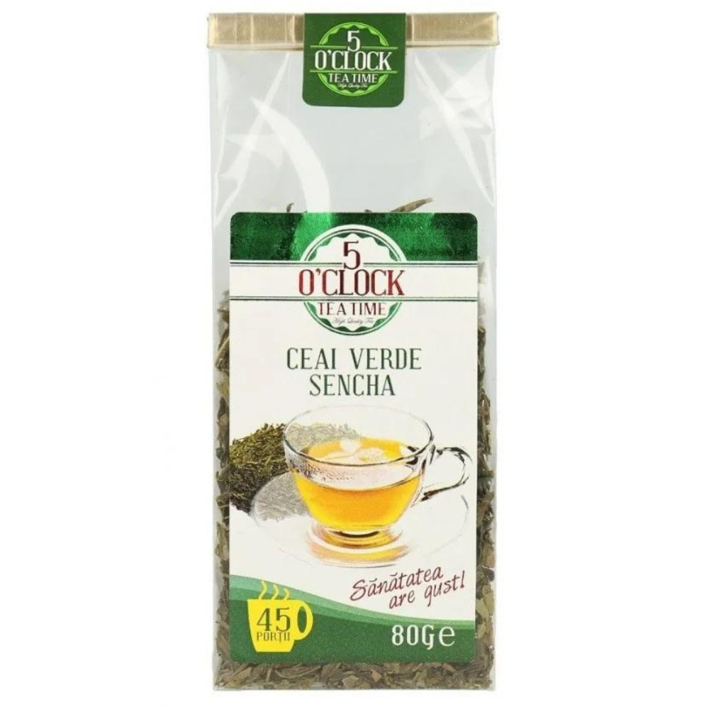 5 o clock tea ceai verde sencha 80g~3032 Ceai Tea Forte