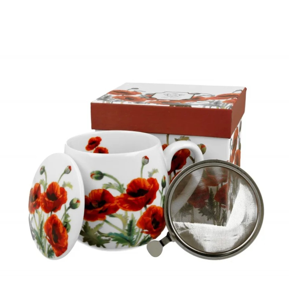 Cana portelan, 430 ml, classic poppies