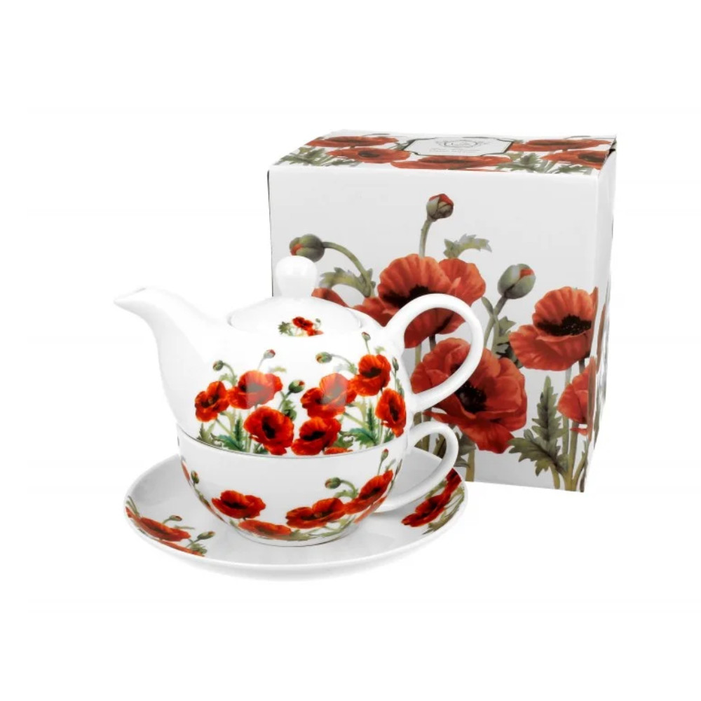 Tea for One Portelan CLASSIC POPPIES