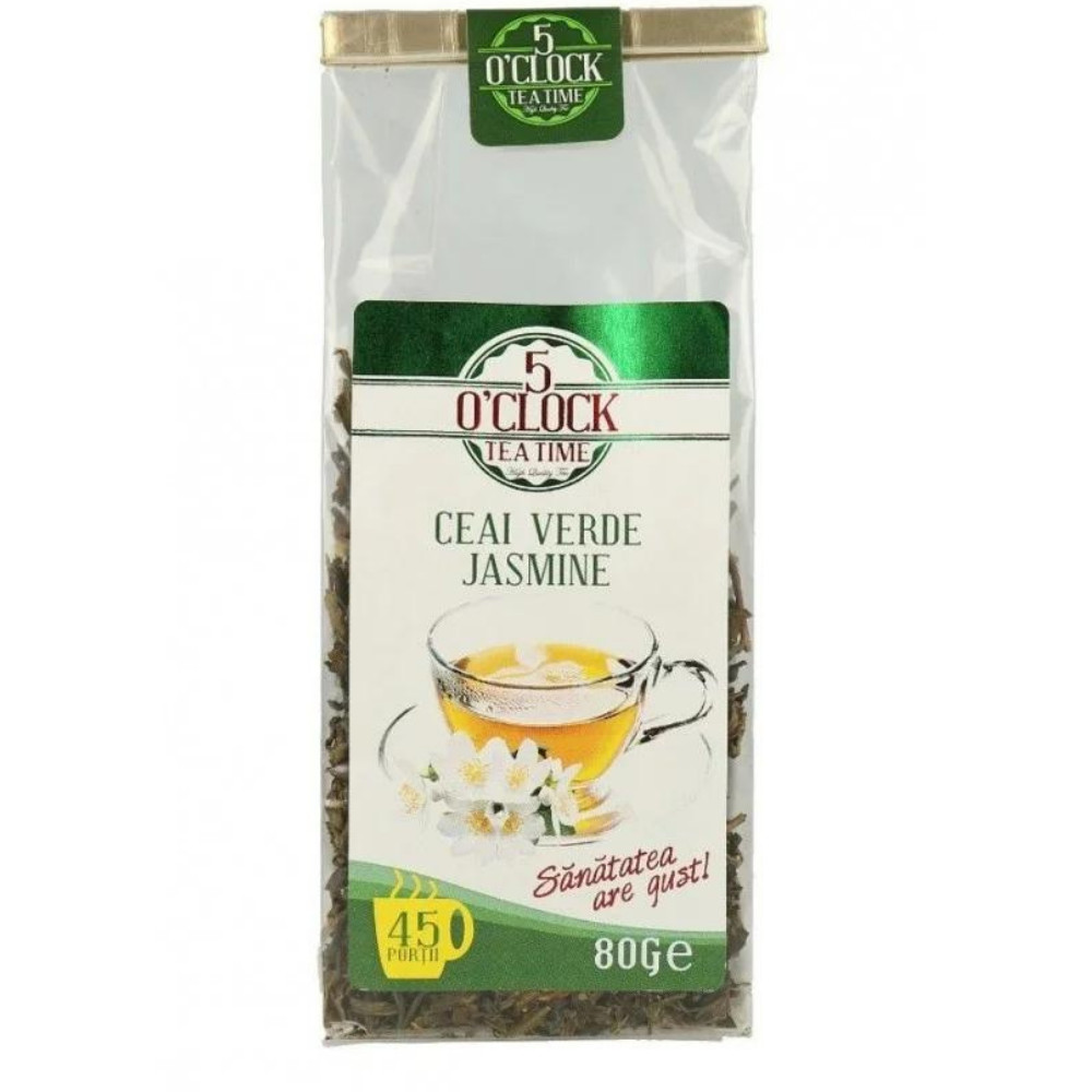 5 o clock tea ceai verde jasmine 80g~3036 Ceai Verde Unde Gasesc