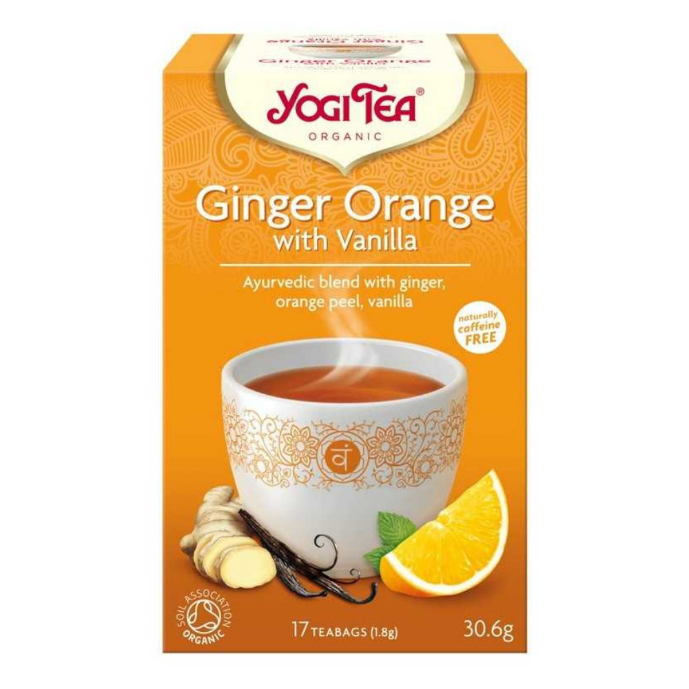 ceai bio ghimbir cu portocale vanilie yogi tea~3366 Ceai De Ghimbir Cu Lamaie Reteta