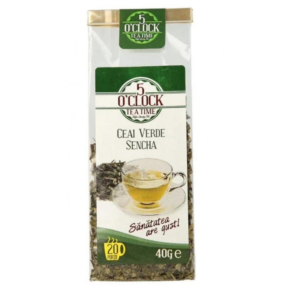 5 o clock tea ceai verde sencha 40g~3018 Ceai Tea Forte