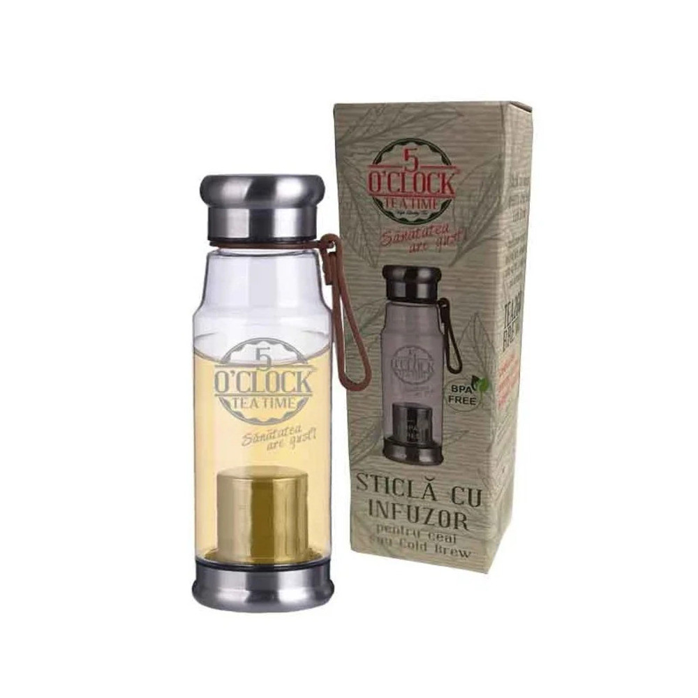 Sticla cu infuzor 5 o'clock tea time
