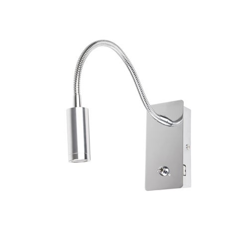 Aplica perete LED cu reader si USB charger JULIET 41025