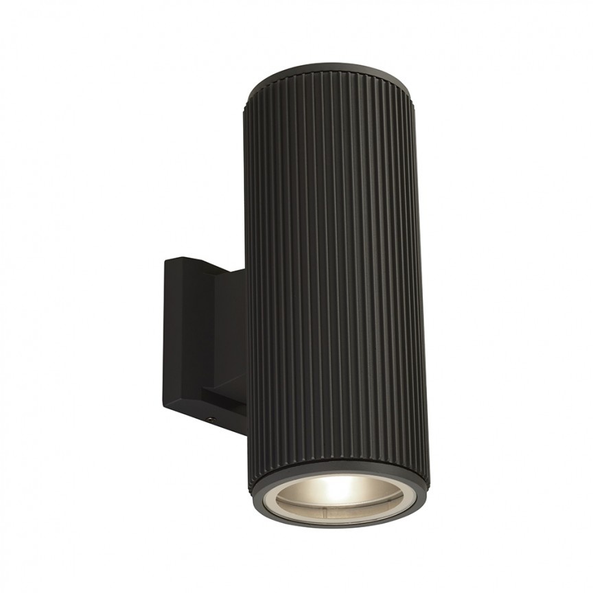 Aplica perete pentru exterior iluminat up and down Outdoor neagra 6872BK SRT
