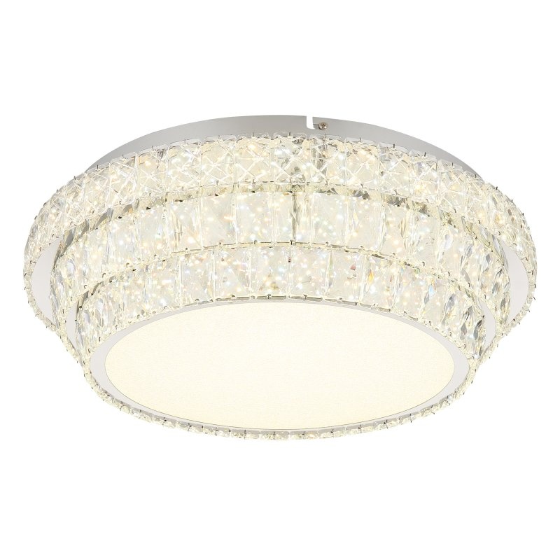 Lustra aplicata, Cristale K5, LED CCT, Telecomanda KLARA 50cm 68157-48 GL