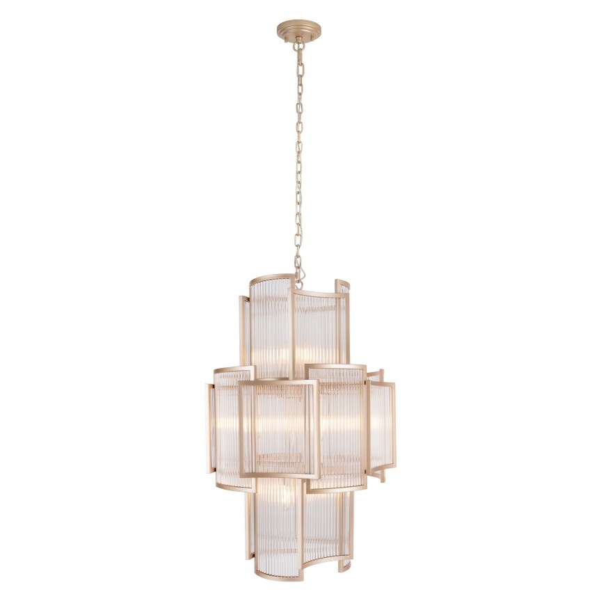 Lustra design modern CITATEL auriu P0447 MX