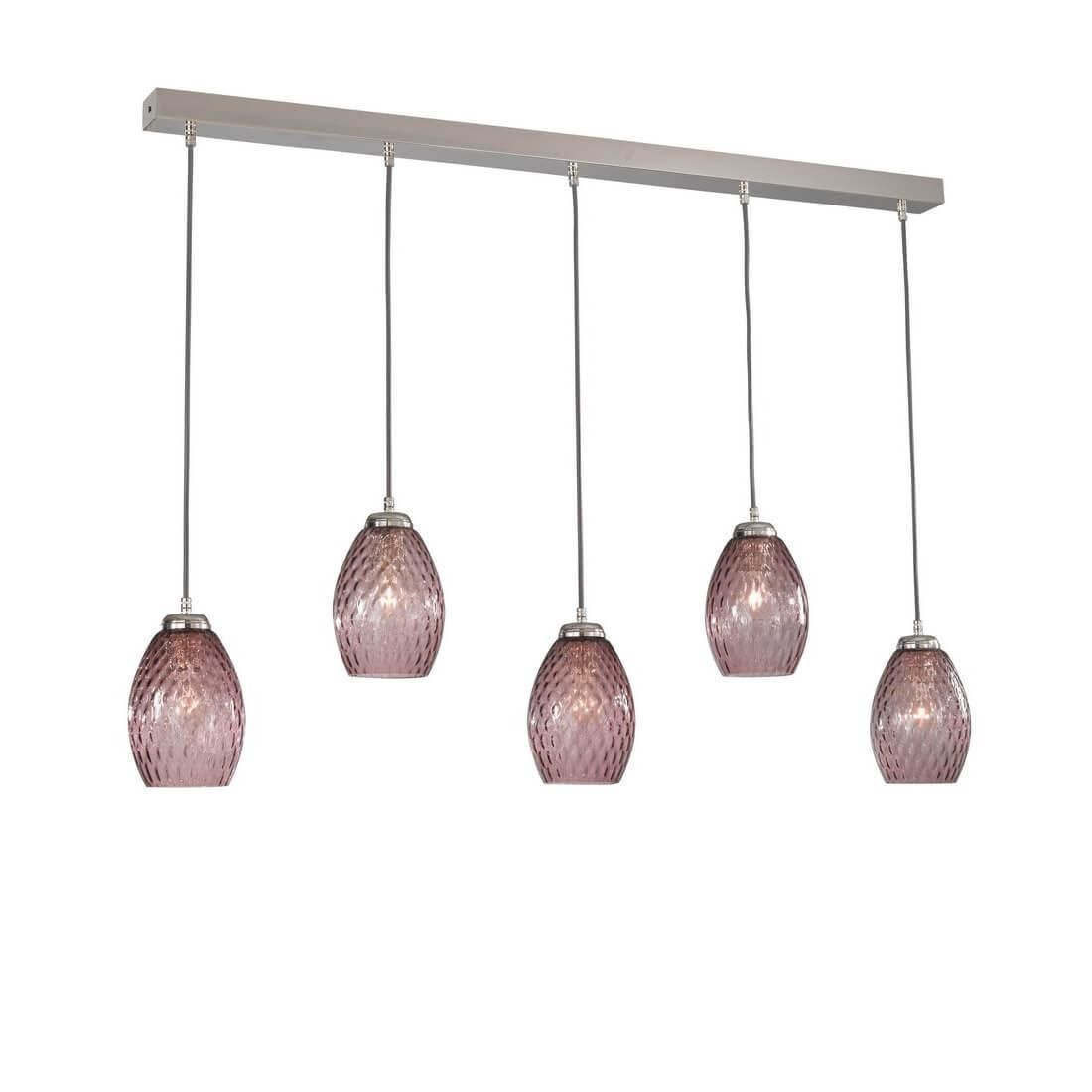 Lustra moderna cu 5 pendule design italian 10008 Amethyst