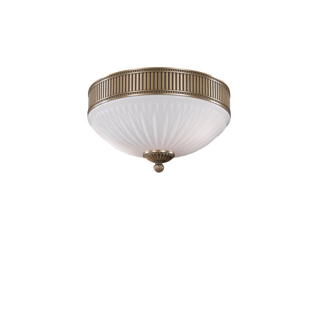 Plafoniera clasica design italian din alama, sticla 9250 RA-PL. 9250/2