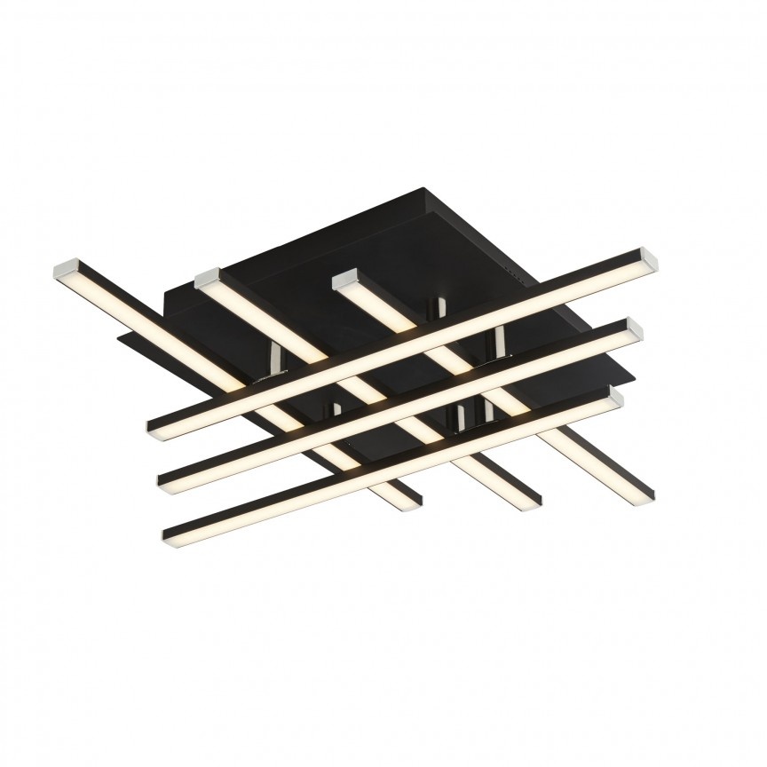 Plafoniera, Lustra LED aplicata design modern Matrix 696-6BK SRT