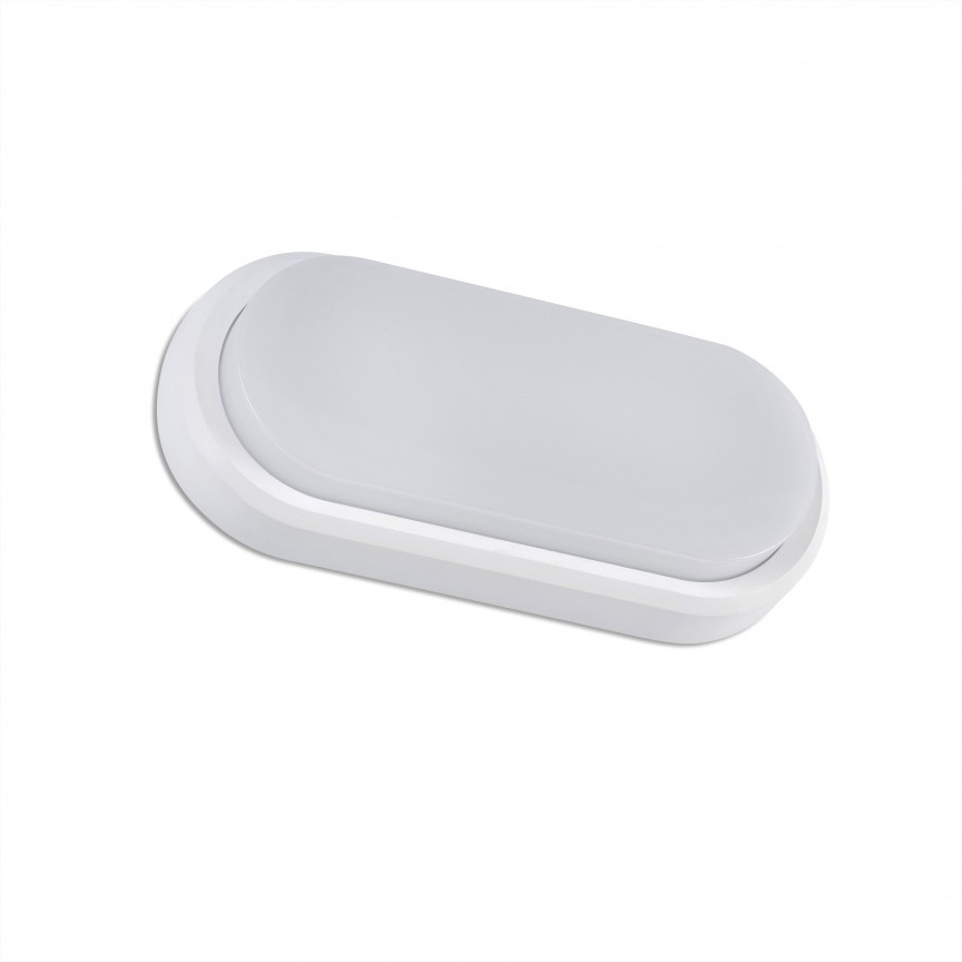 Aplica LED perete exterior stil modern IP65 FRED XL alba