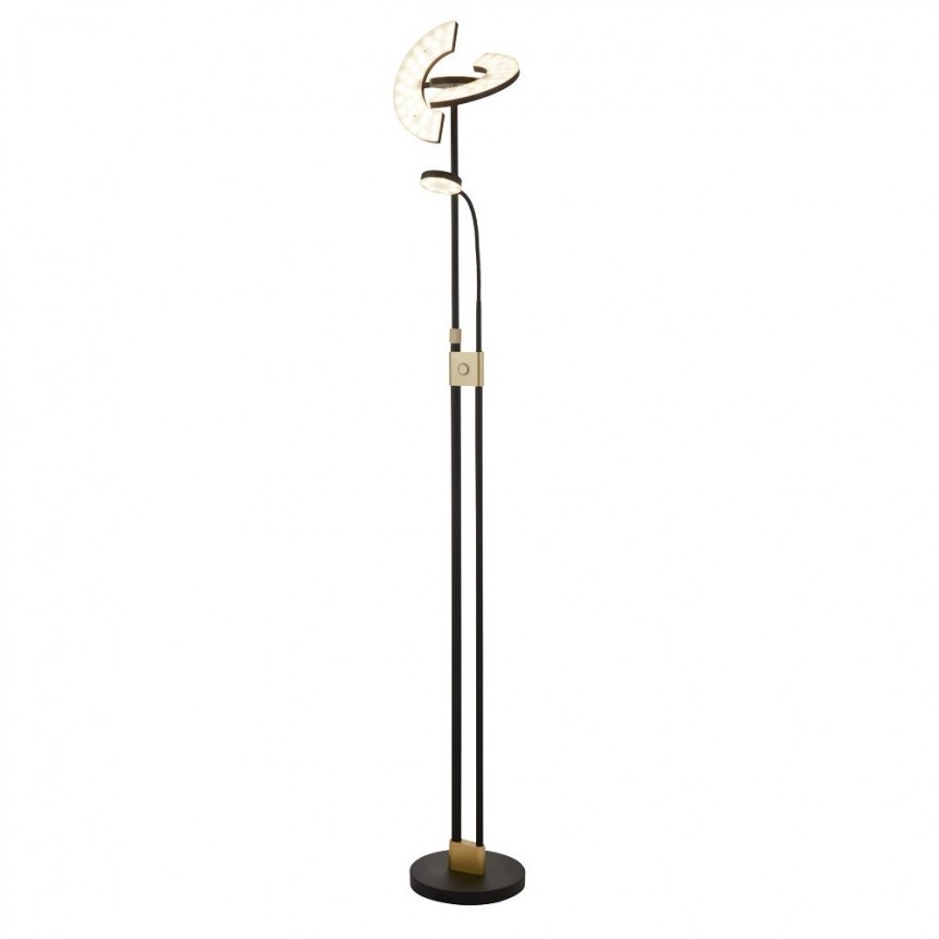 Lampadar LED, Lampa de podea design modern Gio, negru EU1024MBSB SRT