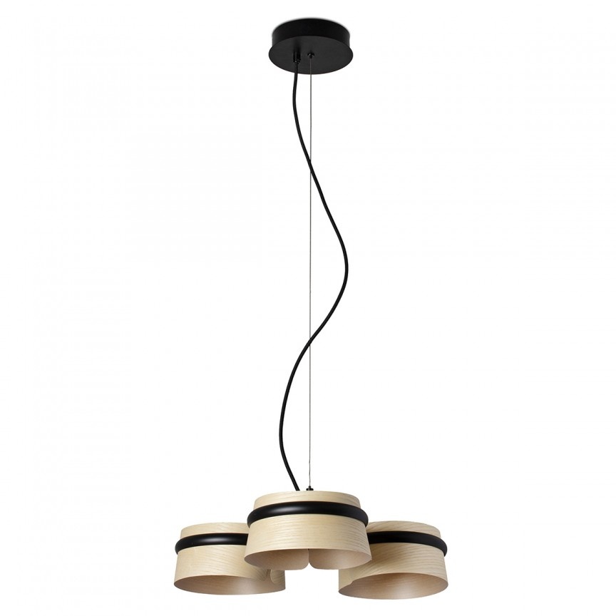 Lustra LED dimabila design deosebit LOOP frasin 29397