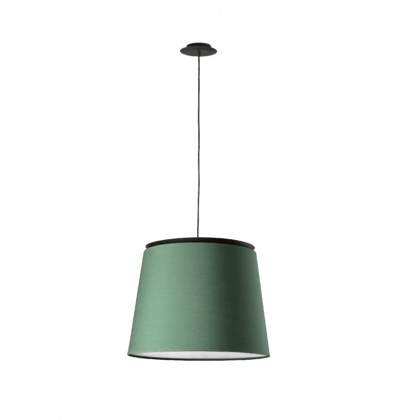 Lustra / Pendul modern design elegant 42cm SAVOY negru/verde