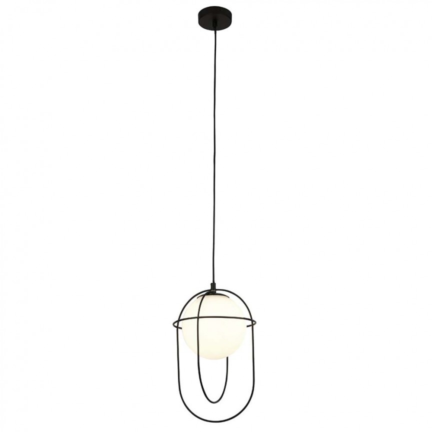 Lustra / Pendul suspendat design modern Axis negru 9131BK SRT
