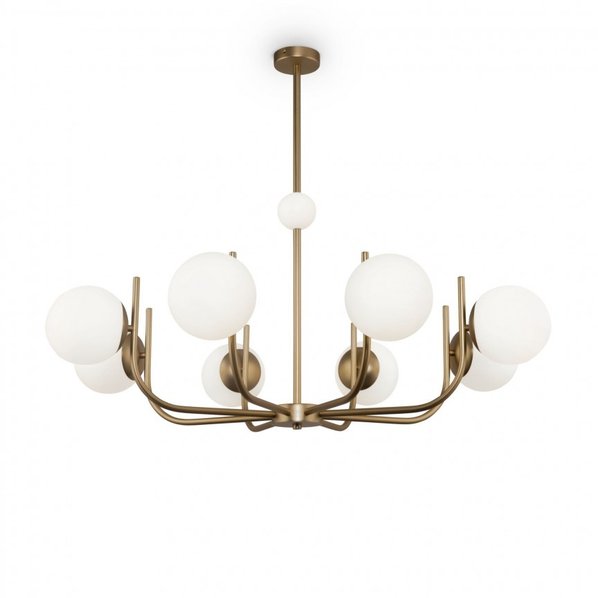 Lustra suspendata cu 8 brate design elegant Randez-Vous MYMOD109PL-08BS