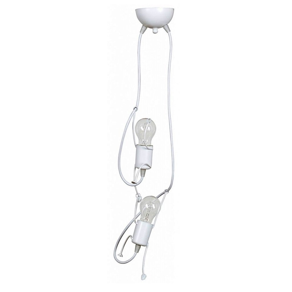 Pendul design modern minimalist BOBI II alb 538/2 EMB