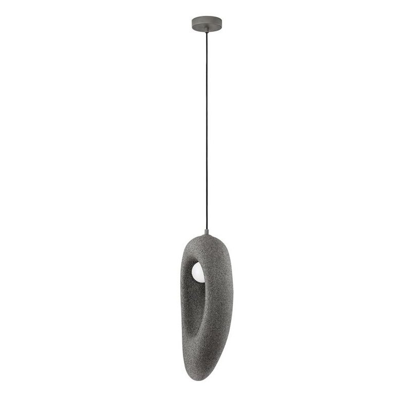 Pendul design modern, Stone Gray, TEMPUS, 18x48cm