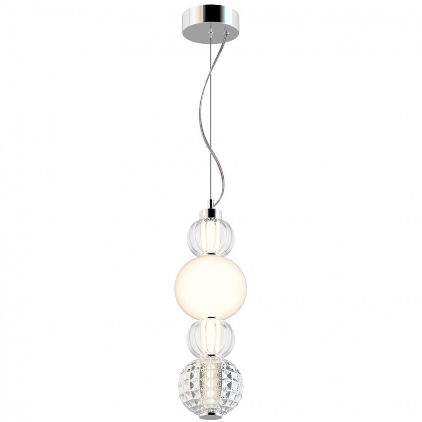 Pendul LED design clasic Collar crom MYP069PL-L17CH3K