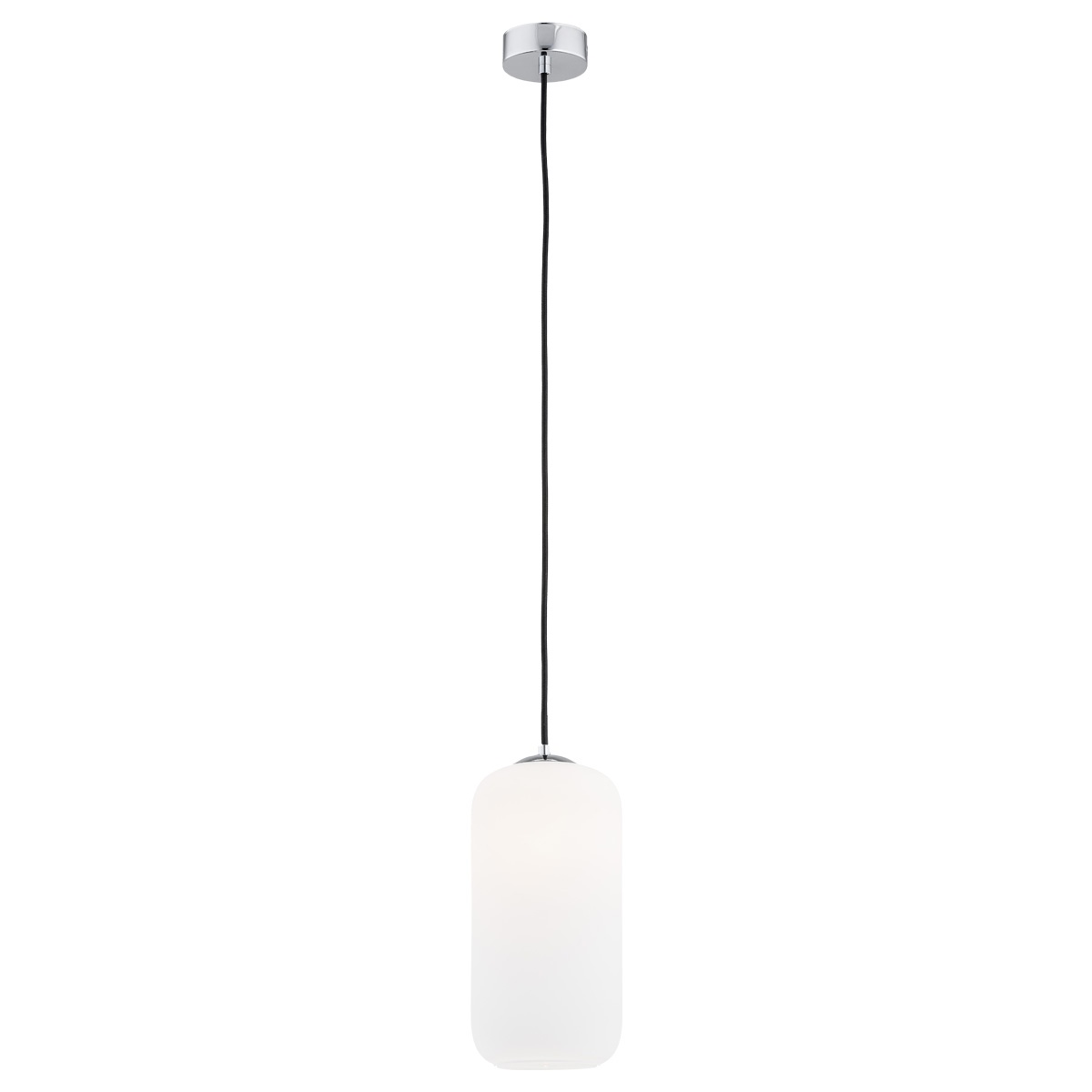 Pendul sticla design decorativ KALIMERA 14cm alb opal