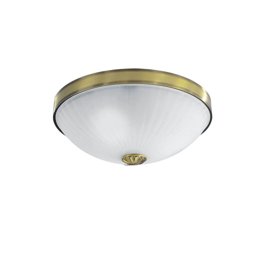 Plafoniera clasic design italian din alama, sticla 3027 RA-PL. 3027/3
