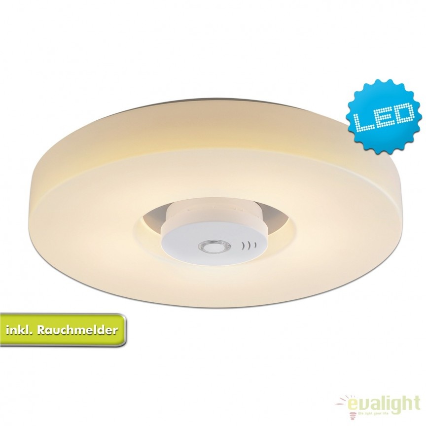 Plafoniera LED cu detector de fum Pisa 1216623 NV