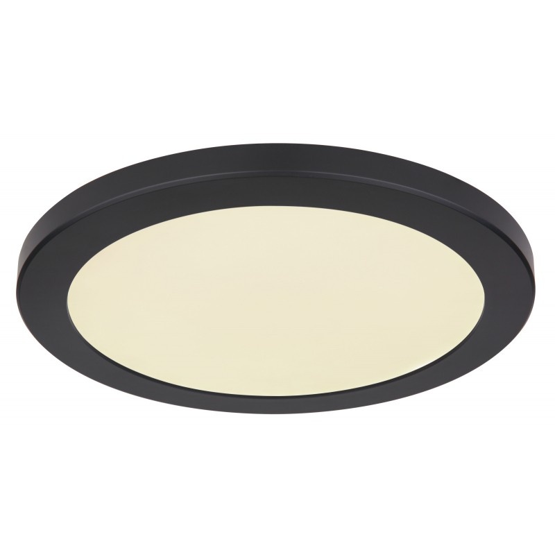 Plafoniera LED design modern, diametru 29,8cm, LASSE negru 12379-24B GL