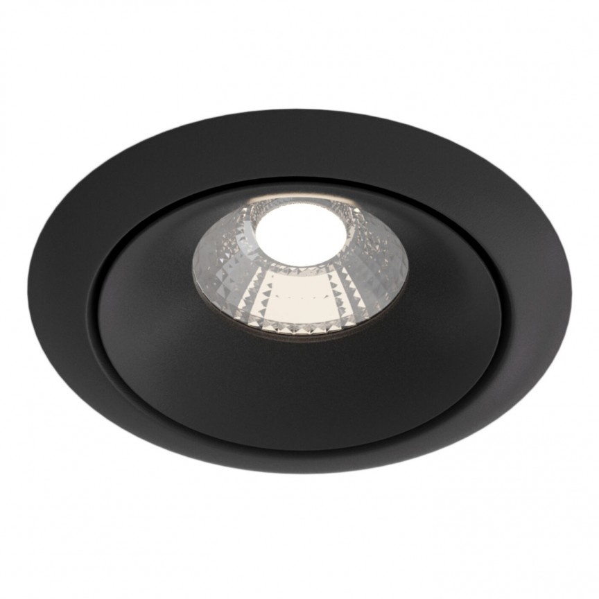 Spot incastrabil LED design modern Yin negru MYDL031-2-L12B